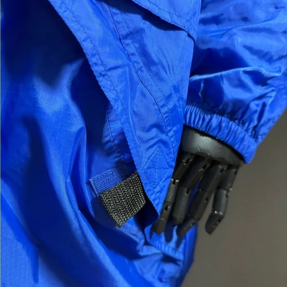 UltraClub Collection Size Large Blue/Black Windbreaker Jacket